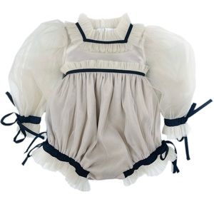 Petite Maison Kids luxury tulle romper!